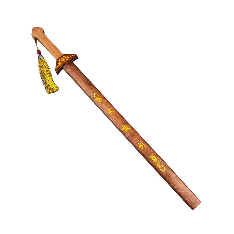 Ancient heroes sacrifice sword martial arts weapon all bamboo ancient style prop toy, sword toy sword, performing performance children boys