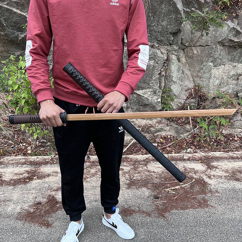 Wooden Tang Hengdao Samurai Blade Schiler Jugong Road Pulling Sword Horiki Wooden Skin Martial Arts Martial Arts Wood Sword