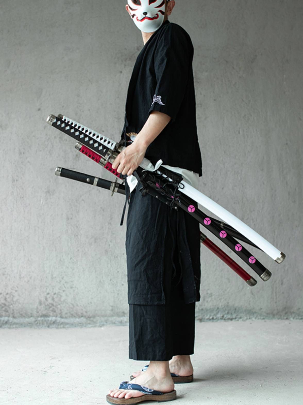 Hanging Sword Hanshan Dao Death Tang Heng Samurai Blade Sauron Wooden Sword Bamboo Children's Toys Pulling Sword Unknown