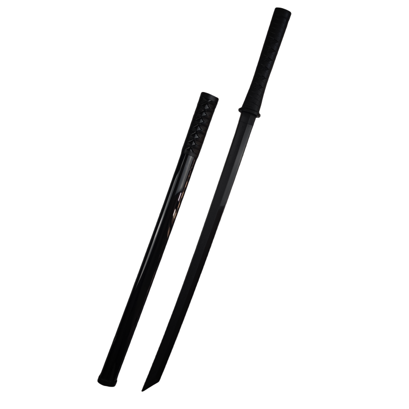 Plastic Tang Hengdao Plastic Sword Cold Steel Embroidered Spring Knife Children Eight Face Han Sword Modern Model Blade Practice Knife