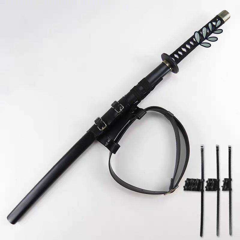 Sword accessories Kendo belt sword bag shoulder -to -back strap Pu leather sword sword fixed device sword sword waist hanging knife rack