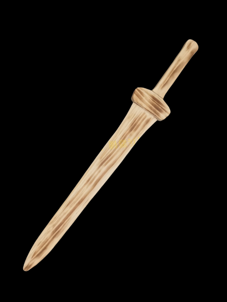 Fixed Peach Wood Sword High -quality New Zealand Pine Wood Sword Wooden Shield Wooden Sword Martial Arts Stage Performance Proper toys