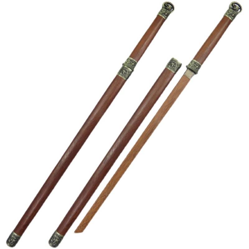 Hualu Wood Collection Ancient Guifeng Tang Hengdao Wooden Samurai Blade Joint Dao Dao Mocho Draw Sword Practice Bamboo and Wood Knife
