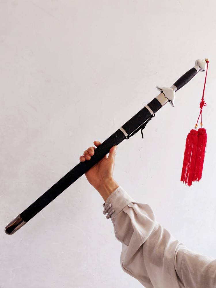 Children's martial arts sword performance soft sword ringing sword Taiji sword is not blade of classical sword dance ancient style ancient costume Chinese clothing saber