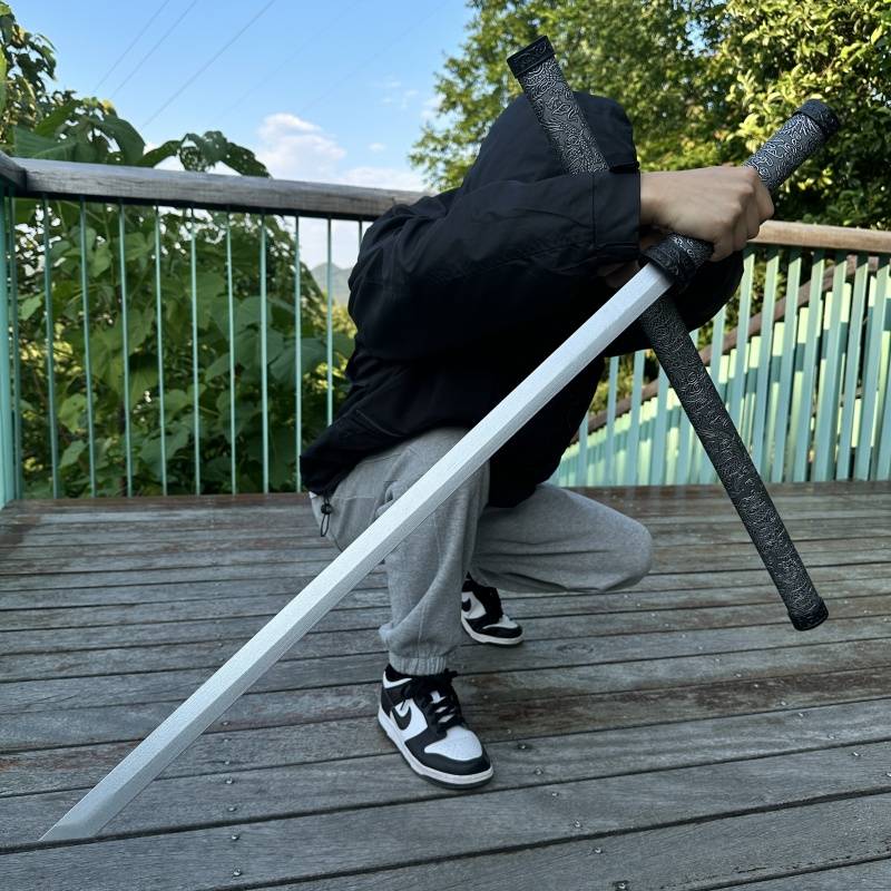 Wooden Tang Hengdao Wooden Skin with Sheath Training Pulling Sword Ancient Wind Wind Martial Arts Performance Proper Children's Toys Bamboo Sword
