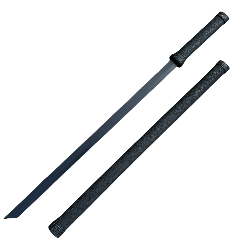 Wooden Tang Hengdao Wooden Skin with Sheath Training Pulling Sword Ancient Wind Wind Martial Arts Performance Proper Children's Toys Bamboo Sword
