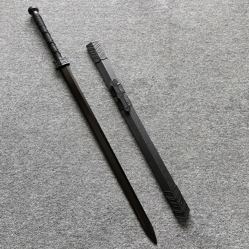 Chinese Han Sword Wood Bamboo Sword Performance Performance Pruder Samurai Blade Living Kiming Knife Tang Hengdao Rivers and Lakes Hanfu
