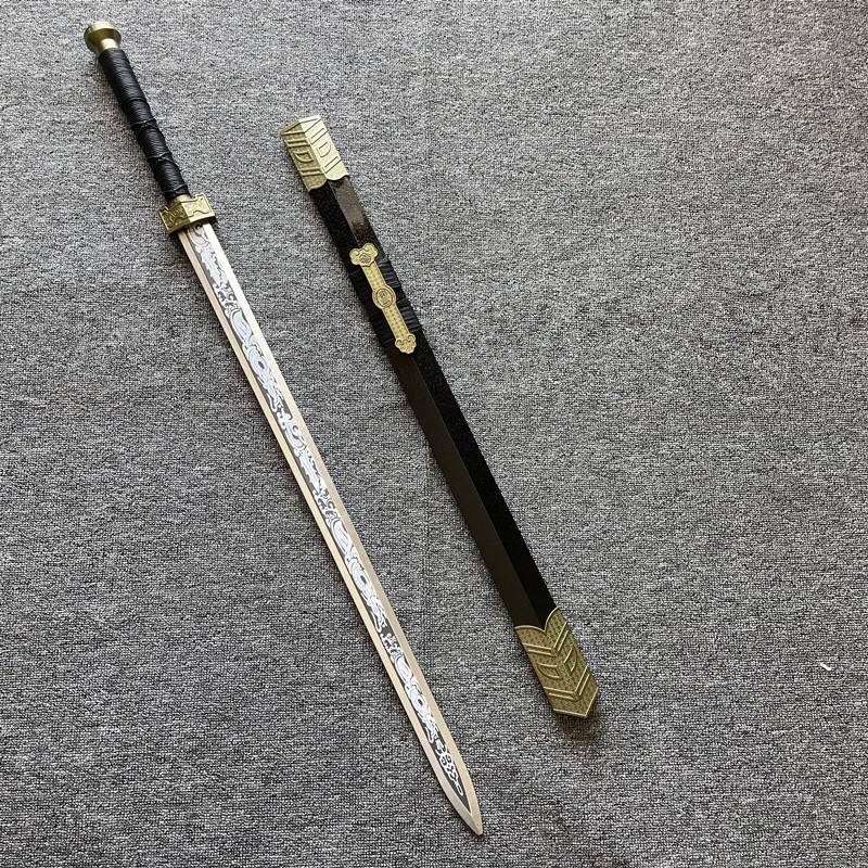 Chinese Han Sword Wood Bamboo Sword Performance Performance Pruder Samurai Blade Living Kiming Knife Tang Hengdao Rivers and Lakes Hanfu