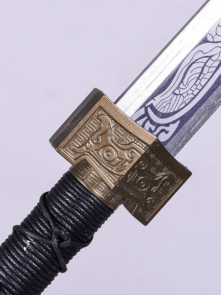 Bamboo Sword Wood Sword Sword Eight Faces of Han Sword with Sheath Sword Hanfu Sword Ancient Fengfeng Fairy Women's Props Children's Toys