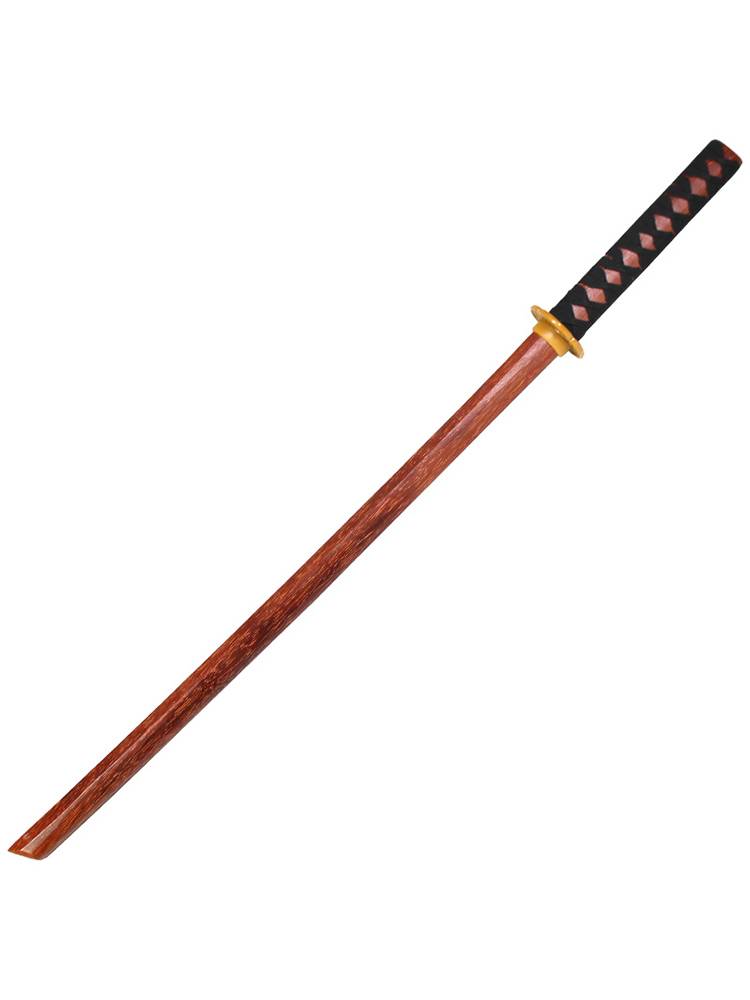 Solid Wooden Kiming Knife Japanese Kendo Wood Sword Training Bamboo Sword with Sheath Practice Bamboo Sword Unknown Blade Pulling Sword Wood