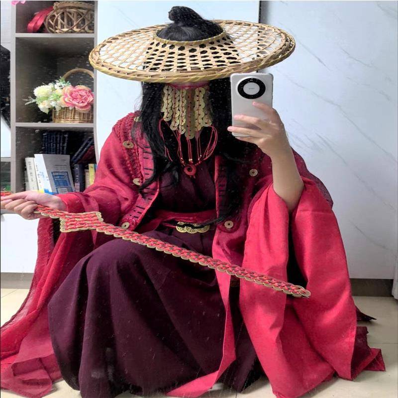 Li Huowang COS Kendo Strange Fairy Copper Monthly Mask Yangshou Gourd Dao Bell Cos