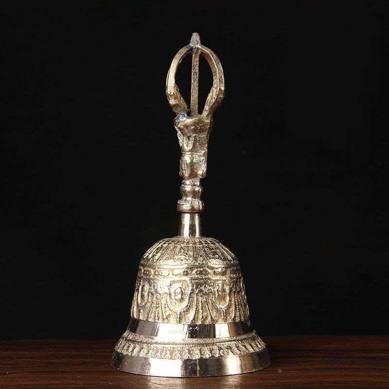 One copper bell, one mini, standard