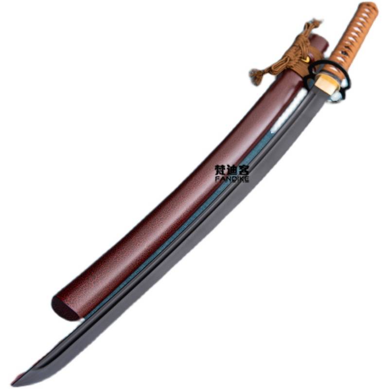 Wooden knife and sheath live in He Kendo Japanese samurai practitioner practice high hardness against the knife trainer training props