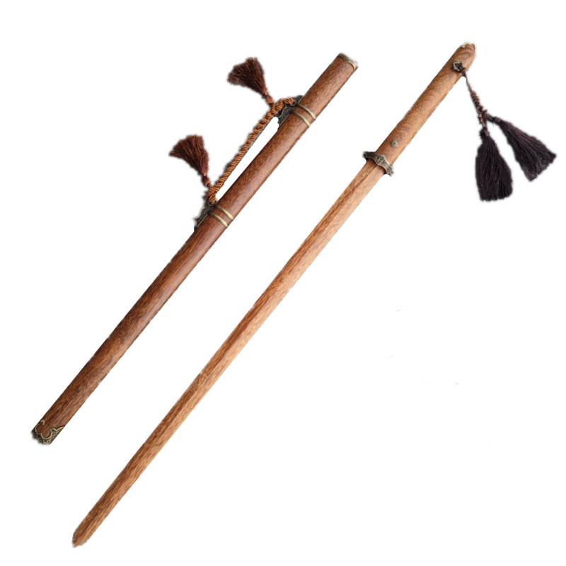 Wooden Han Sword Tang Sword Tang Hengdao Wooden Blade Samurai Blade Blade Practice Boy Children's Toy Wooden Taoist Proposa