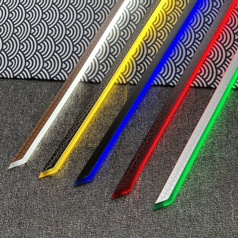 Bringing the lamp Tang Hengdao wooden knife wooden knife with sheath charging props, weapons, toys toy, kendo luminous sword luminous