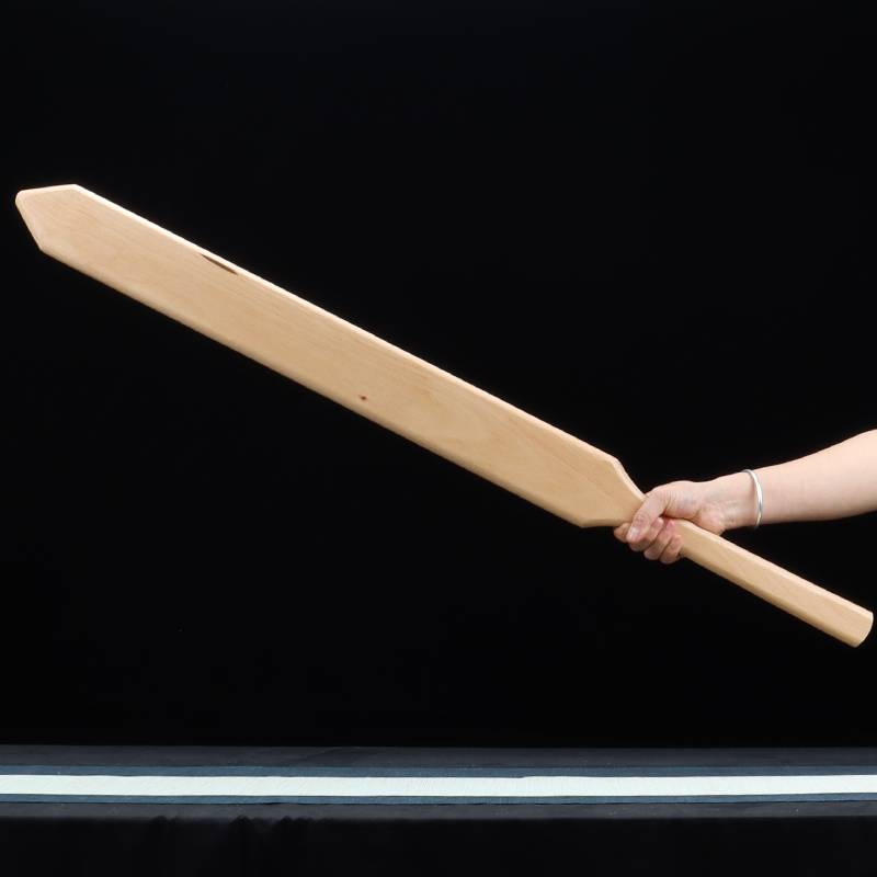 One -in -one stick -edged solid wood knife, Kendo Koh Wood Knife Samurai Blade Martial Arts Training Knife Performance Subsida Vibration Weapon