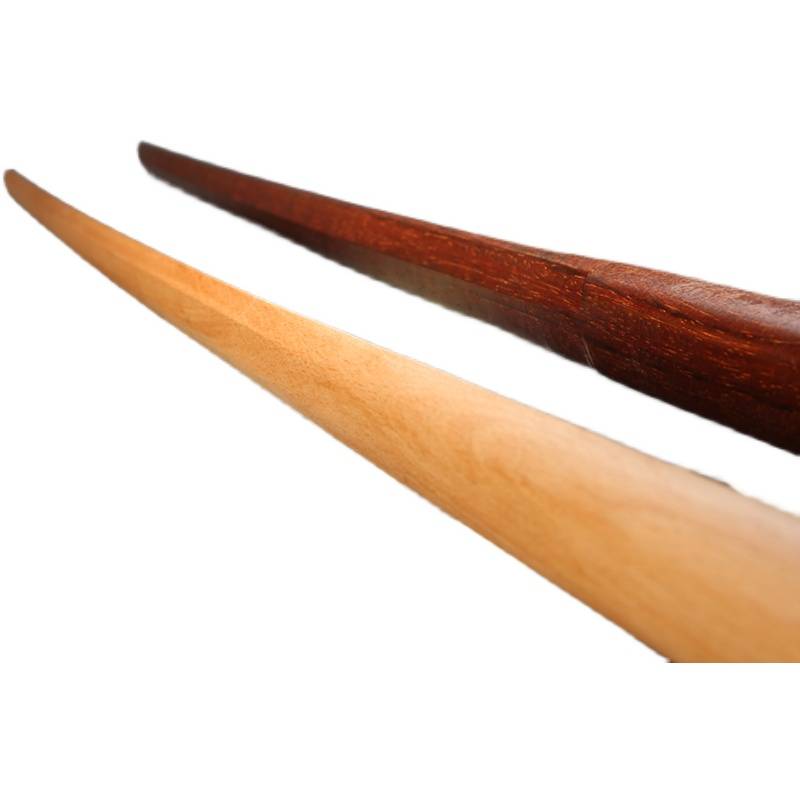 One -in -one stick -edged solid wood knife, Kendo Koh Wood Knife Samurai Blade Martial Arts Training Knife Performance Subsida Vibration Weapon