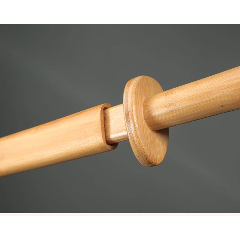 Seedling knife with sheath 1.4 meters single -handed wooden knife Kendo solid wood knife fitness martial arts performance knife training bamboo knife