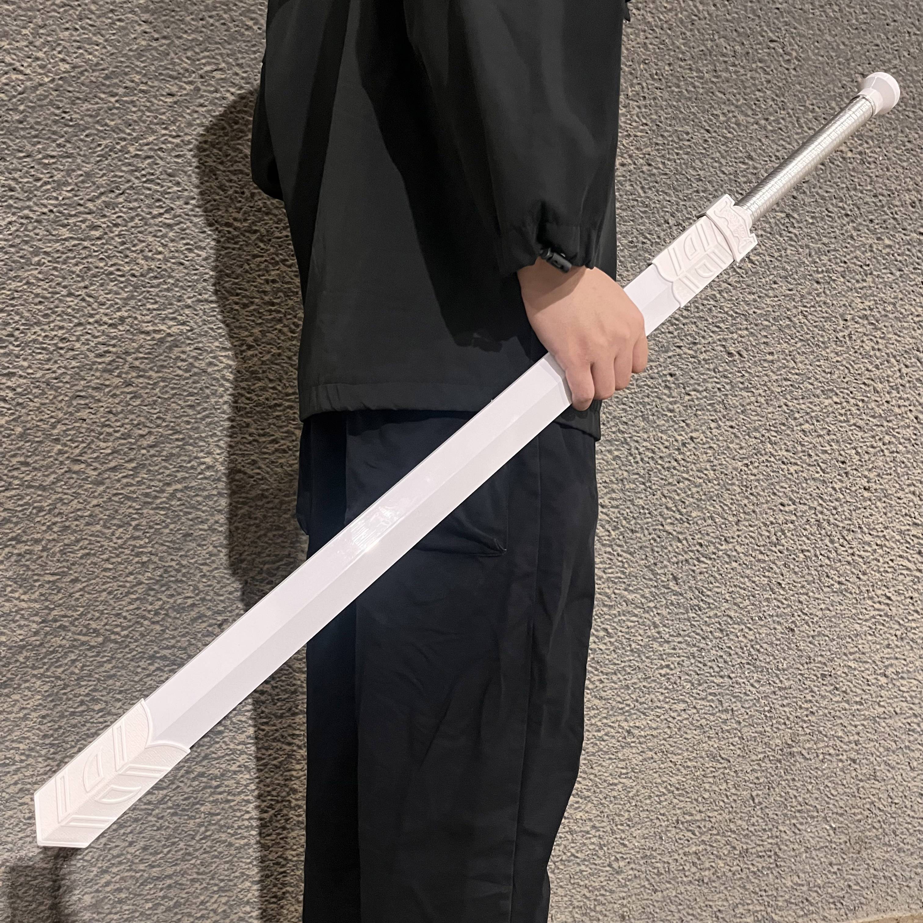 Bamboo Sword and Wooden Sword Han Sword Tang Hengdao Wooden Sword Sword with Sheath Chinese Wind Dress Cos props Children's Toys Sword