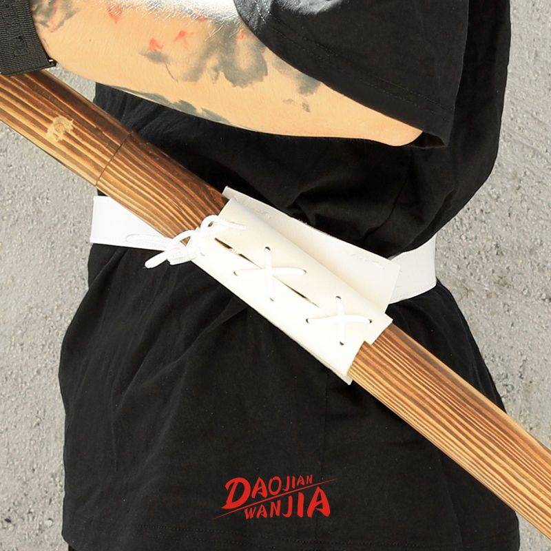 Sword accessories Kendo belt sword bag shoulder -to -back strap Pu leather sword sword fixed device sword sword waist hanging knife rack
