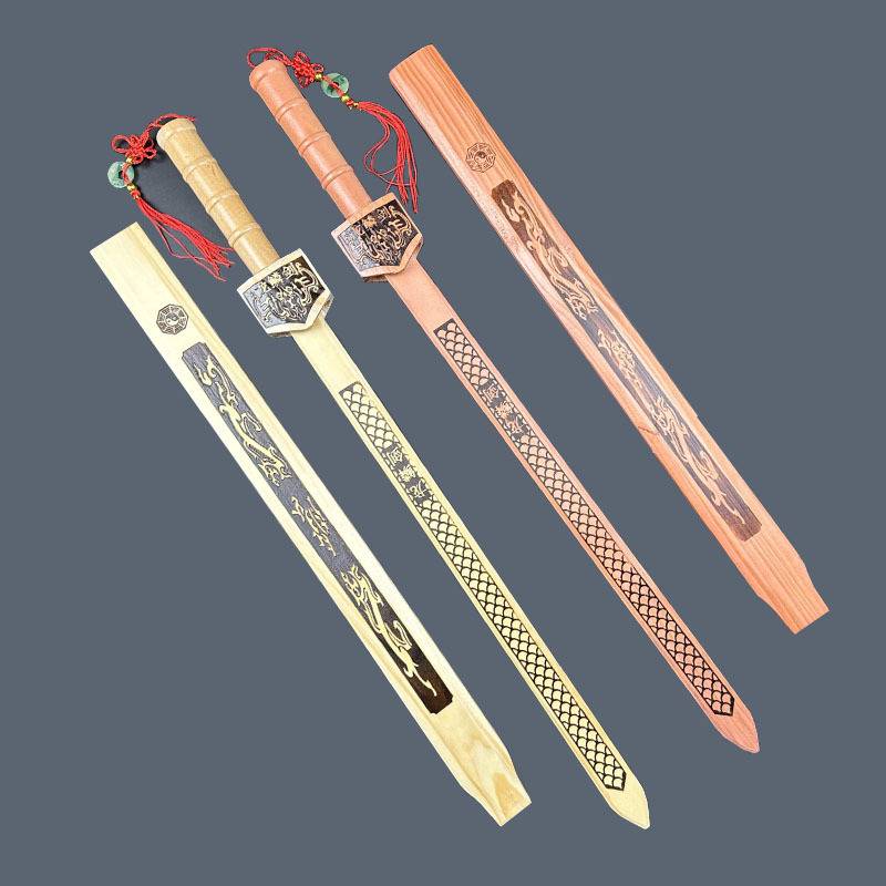Children's Baojian Scenic Area Boutique Toys Sword Sword All Bamboo Wood Main Morning Sports Fitness Prop Stage Performance Big Knife