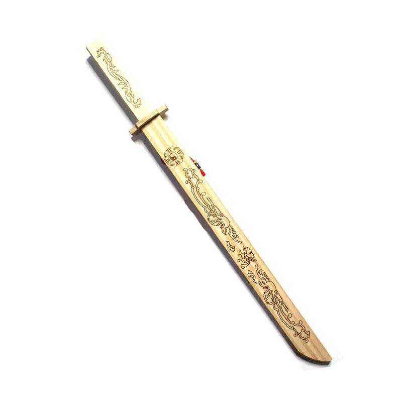 Children's Baojian Scenic Area Boutique Toys Sword Sword All Bamboo Wood Main Morning Sports Fitness Prop Stage Performance Big Knife