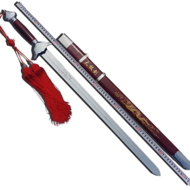 Tai Chi sword girl martial arts sword performance sword adult morning exercise sword soft sword sound swords, adult children's sword dance swords are not opened