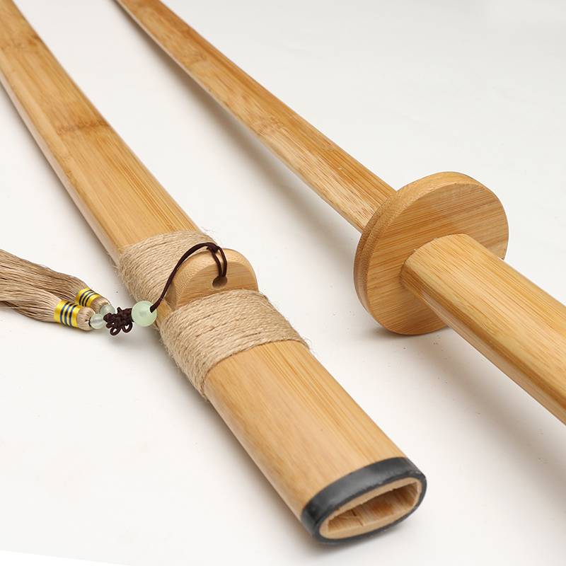 Japanese samurai Blade Kendo Kuhei Road pull sword practice pair of trainees and settings, solid wood, solid wood, sheath and wooden knife