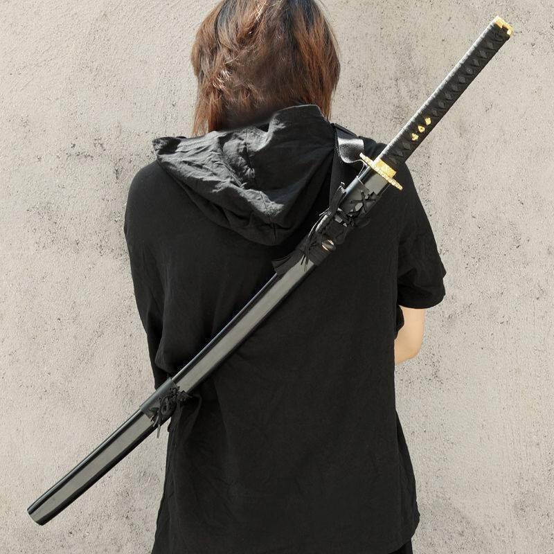 Sword accessories Kendo belt sword bag shoulder -to -back strap Pu leather sword sword fixed device sword sword waist hanging knife rack