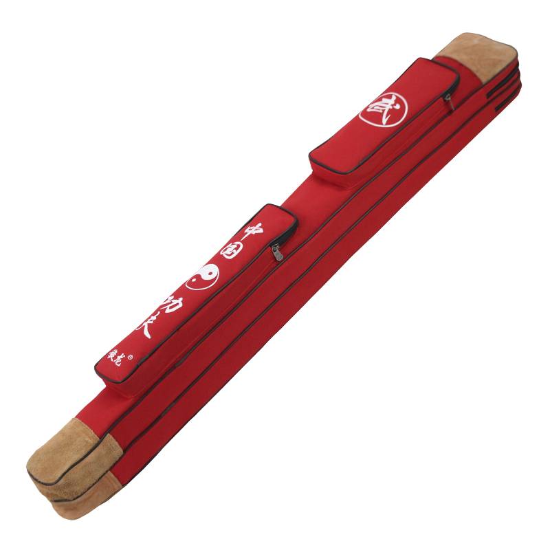 Double -layer thickened Taiji sword bag single -layer sword sword bag sword bag canvas, canvas, bamboo knife ancient wind knife bag can be carried