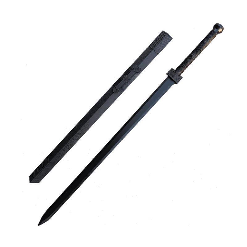 Wooden Han Sword Taiji Sword Wooden Skin Tang Hengdao Performance Training Performing Sword Sword Mobs, Children's Toy Wooden Sword