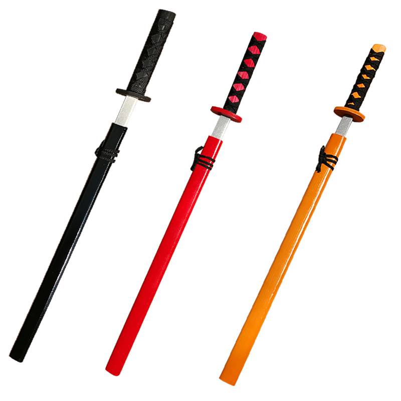 Children's toy sword, wooden sword, wood, bamboo sword, bamboo sword, bamboo sword and bamboo sword, tap, practice Japanese samurai wooden knife wooden toy knife