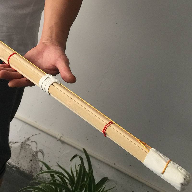 Fencing Bamboo Sword Mornelling Bamboo Sword Practice Practice Children Guiya Bamboo Sword Bamboo Sword Samurai Martial Arts Museum Fencing Exercise