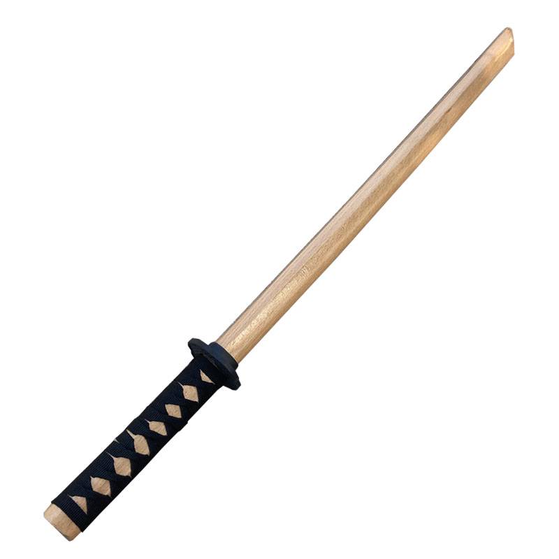 Trained in the training of a Japanese wooden knife to perform a performance