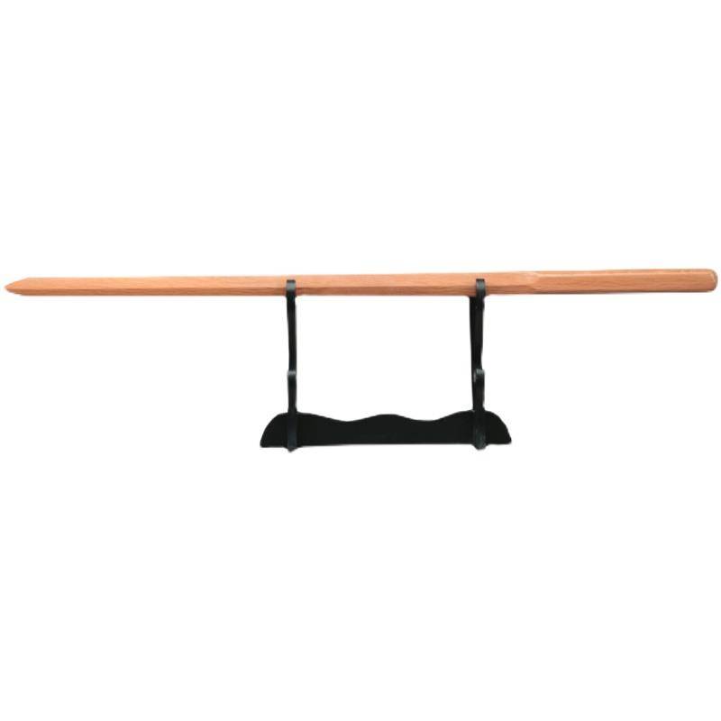 Mujian solid wood Taiji sword performers sword sword, bamboo knife fencing training sword target Chinese martial arts pull sword sword without opening the blade