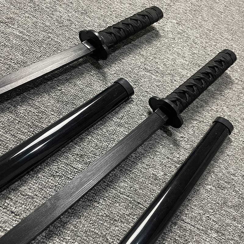Samurai Blade wood sword sword sword sword sword with sheath Han sword seedling knife Tang Hengdao training knife sword props children toy knife