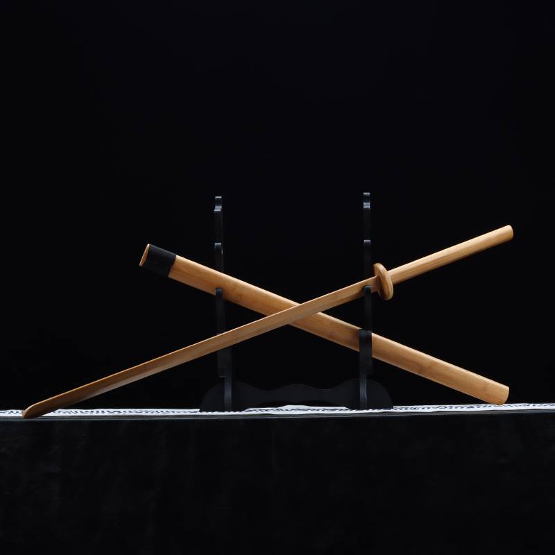 Both sword sword bamboo sword sword sword sword sword sword sword -child solid wood sword martial arts training performance Kendo Taiji Tang sword
