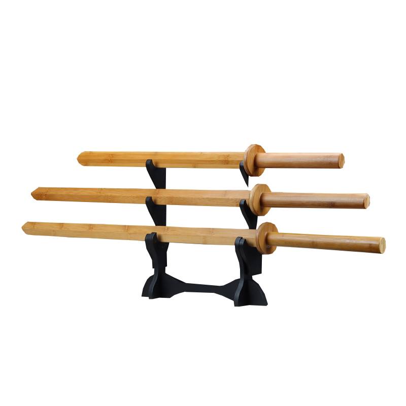 Both sword sword bamboo sword sword sword sword sword sword sword -child solid wood sword martial arts training performance Kendo Taiji Tang sword