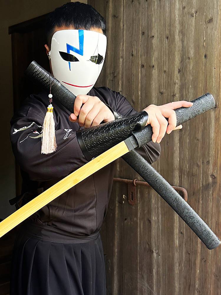 Samurai Blade Blades House Hangdao Dao Dao Dao Dao Dao Dao Dao Dao Knife Knife Wooden Knife Pulling Sword Martial Arts Practice COS Children's Simulation Wood Sword