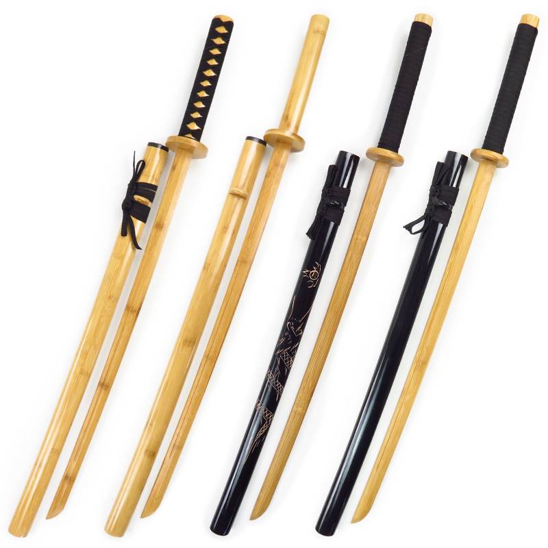 Kendo Sword Sword Martial Arts Practice Training Practice Performance Proper Samurai Blade Blade Blade Babe Babble Bamboo and Wooden Sword