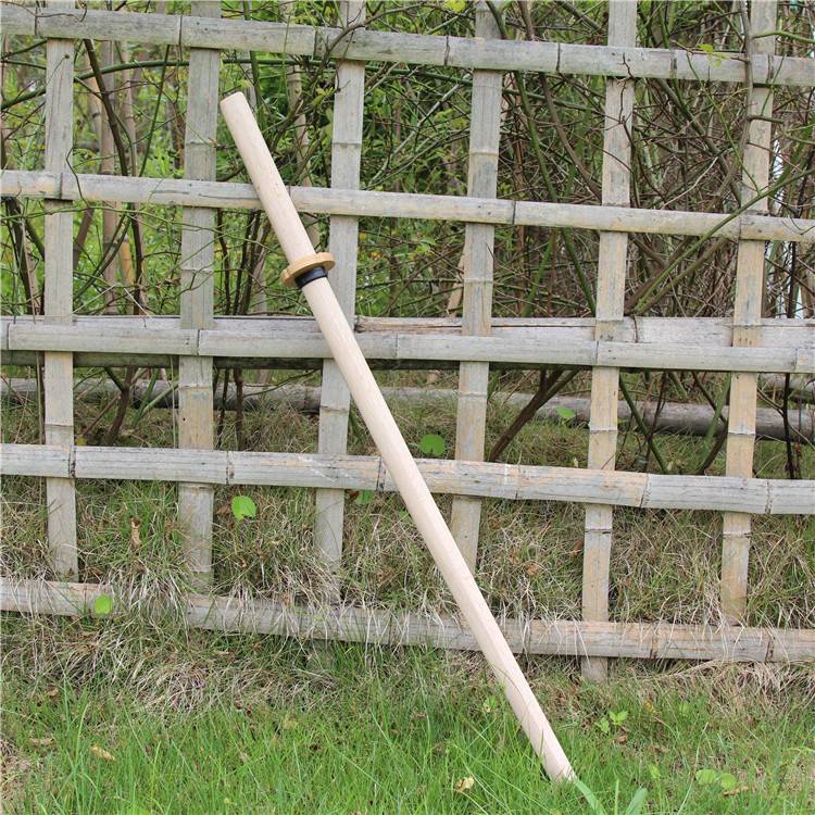 Keeping wooden sword sword sword strong back to the white strong wooden knife sword Japanese taekwondo martial arts combat supplies with white non -entangled band