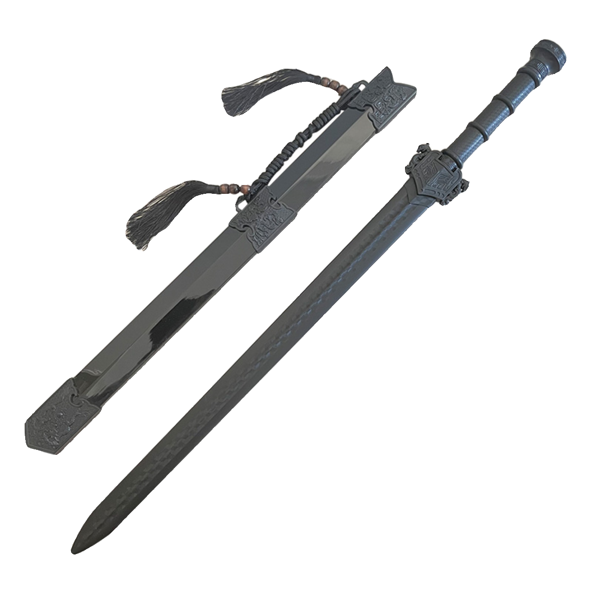 Plastic Han Sword Training Sword High -intensity Capital Hanghemo Patient Embroidery Spring Knife Tang Hengdao Children's Toys Pulling Sword