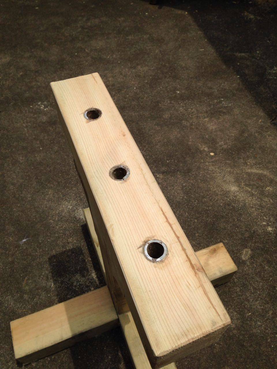 New product special trial cutting Taiwan three -hole installation trial cutting Taiwan outdoor anti -corrosion wood Kendo practice split knife