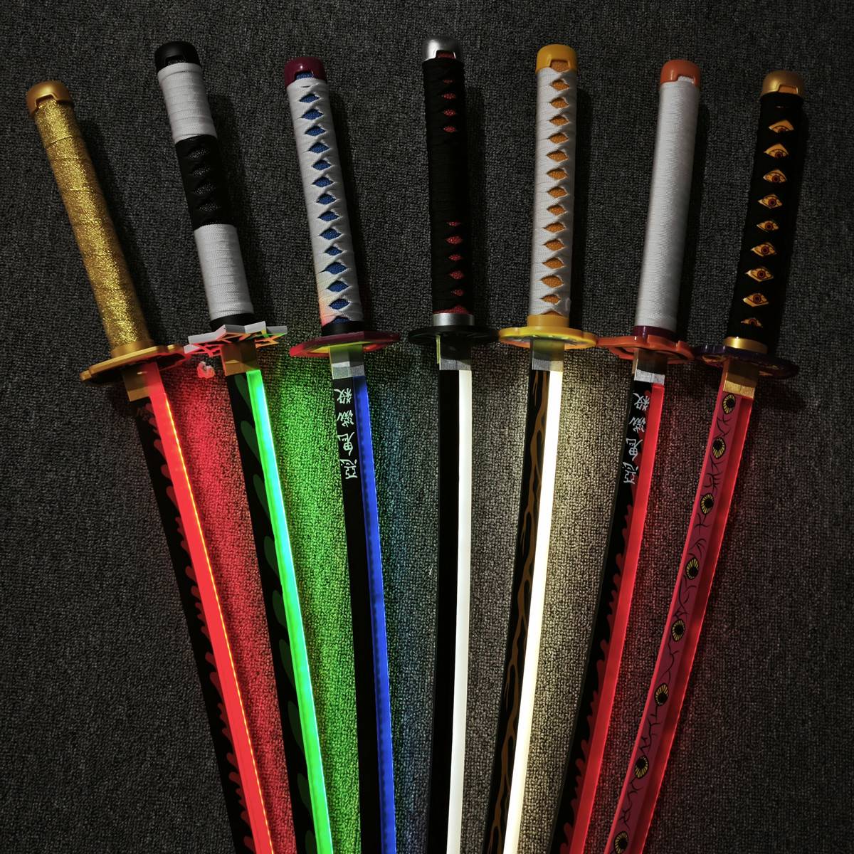 The ghost blade is charged with a radiant knife and a laser blade with a swastika