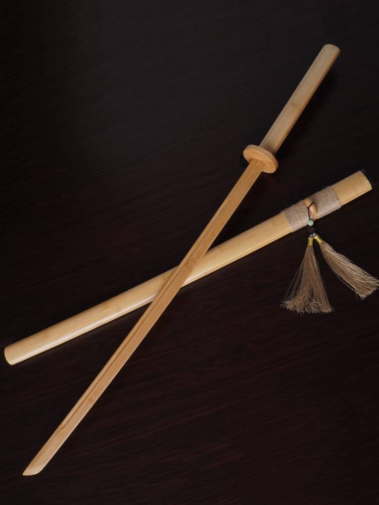 Bringing sheath wooden knife, Hanghe Wood Sword Mob, Bamboo Sword Unknown Blade Draw Sword Wood Martial Wood Martial Arts Practice Bamboo Sword