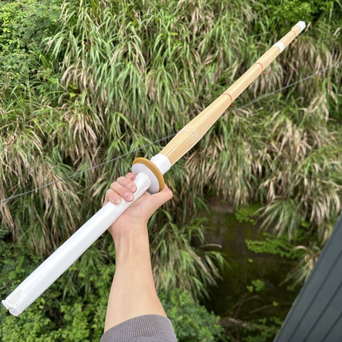 Fencing Bamboo Sword Mornelling Bamboo Sword Practice Practice Children Guiya Bamboo Sword Bamboo Sword Samurai Martial Arts Museum Fencing Exercise