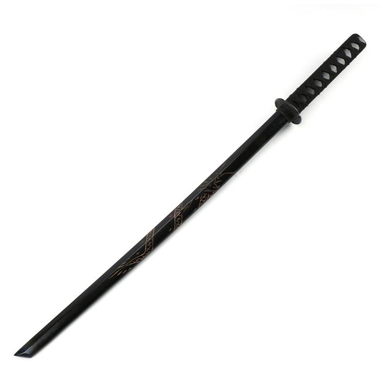 It's a black hardwood knife