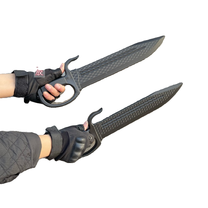 Plastic Tang Hengdao Embroidery Spring Knife Children's Toys Hadan Sword Samurai Blade High -intensity Practice Sword Practice