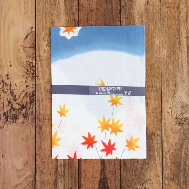 [Zhiyu House] Autumn maple red leaves limited edition Japanese sword -made headscarf