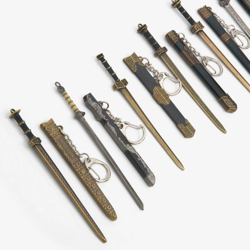 Sword Small Minister Tang Hengdao Yueyue King Sword Sword Sword Micro Sword Qin Shihuang Mini Sword Super Small